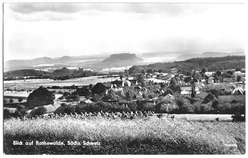 AK, Rathewalde Sächs. Schweiz, Gesamtansicht, 1962