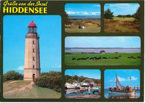 AK, Insel Hiddensee, sechs Abb., um 1995