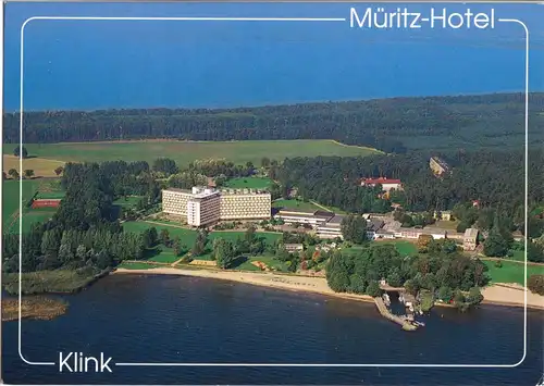 AK, Klink, Müritz-Hotel, Luftbildansicht, 1995