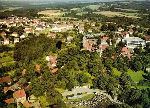 AK, Tecklenburg Teuteburger Wald, Luftbild-Teilansicht, 1981
