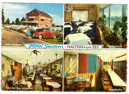 AK, Haltern am See, Hotel Seestern, vier Abb., 1965