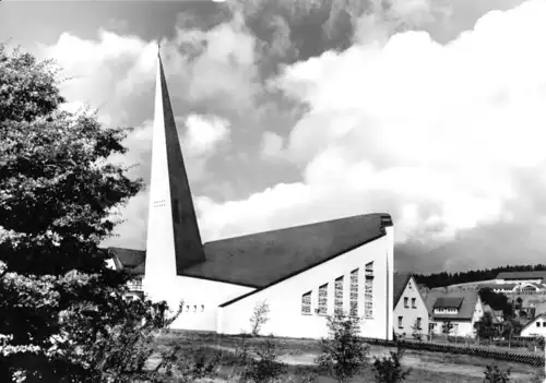 AK, Willingen, Kath. St. Augustinus-Kirche, um 1967
