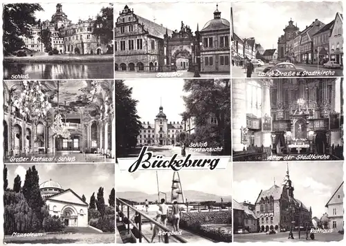 AK, Bückeburg, neun Abb., 1963