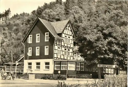 AK, Wendefurt Harz, HO-Hotel "Zur Bode", 1971