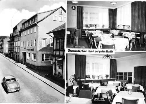 AK, Brotterode Thür., Hotel zur guten Quelle, 1971