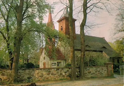 AK, Berlin Lichterfelde, Dorfkirche und Pauluskirche, um 1972