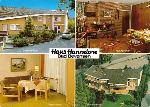 AK, Bad Bevensen, Haus Hannelore, vier Abb., um 1975