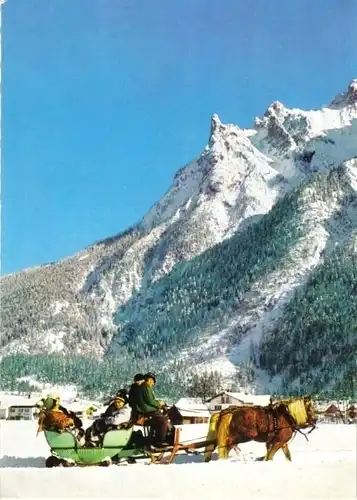 AK, Mittenwald, Schlittenpartie, 1977