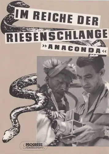 Progress Filmillustrierte, Im Reiche der Riesenschlange "Annaconda", 1956