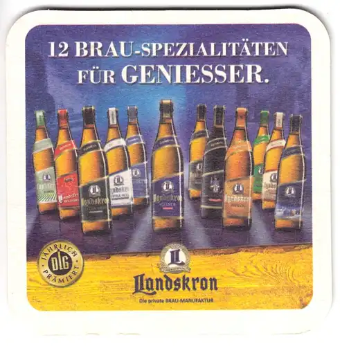 Bierdeckel, Landskron Görlitz, 2000er