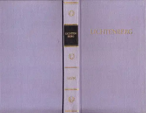 Lichtenberg, Georg Christoph; Lichtenbergs Werke in einem Band, 1982