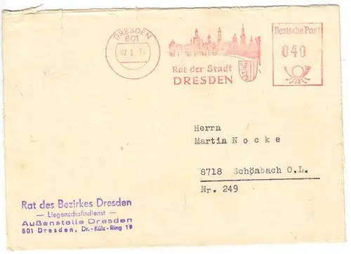 AFS, Rat der Stadt Dresden, o Dresden, 801, 2.2.71