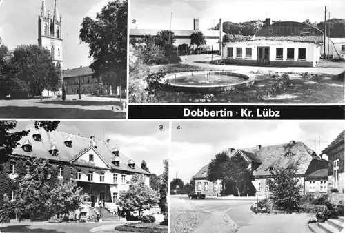 AK, Dobbertin Kr. Lübz, vier Abb., 1985