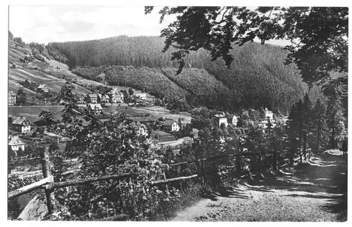 AK, Manebach Thür. Wald, Blick von Helenchens Ruh', 1969