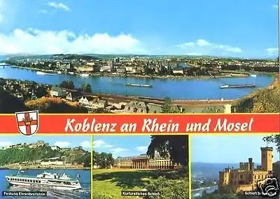 AK, Koblenz, vier Abb., 1979