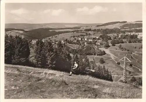 AK, St. Andreasberg Harz, Schwebelift am Matthias-Schmidt-Berg, um 1958
