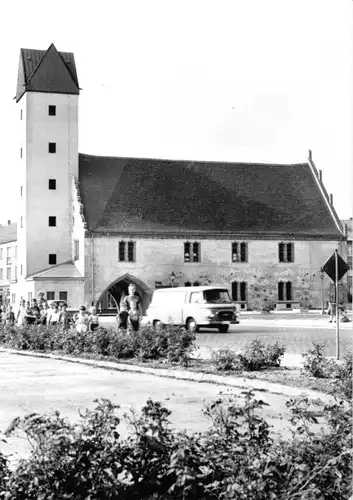 AK, Fürstenwalde Spree, Blick zum Rathaus, 1973
