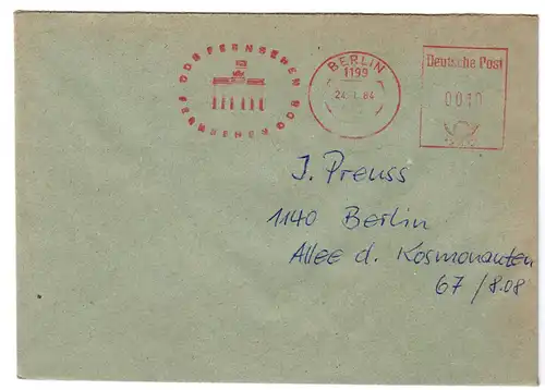 AFS, DDR Fernsehen, o Berlin, 1199, 24.1.84