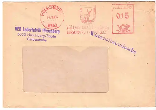 AFS, VEB Lederfabrik Hirschberg, o Hirschberg, 6553, 14.9.83