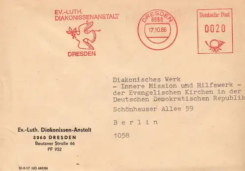 AFS, Ev.-Luth. Diakonissenanstalt Dresden, o Dresden, 8060, 17.10.86