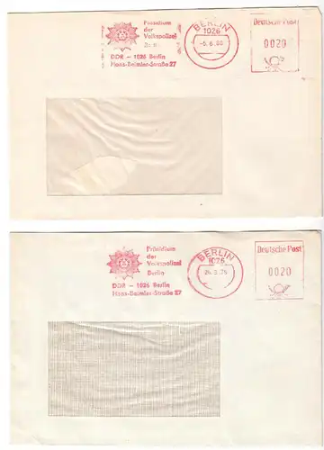 AFS [2], Präsidium der Volkspolizei Berlin, o Berlin, 1026, 26.3.79 bzw. 5.6.80