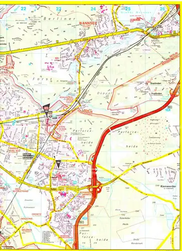 Stadtplan, Potsdam, 2004, Miniaturfaltung