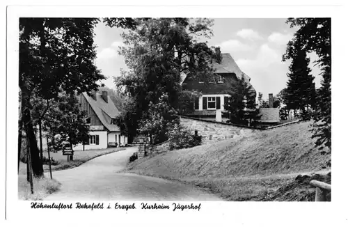 AK, Rehefeld Osterzgeb., Kurheim Jägerhof, Version 3, 1956