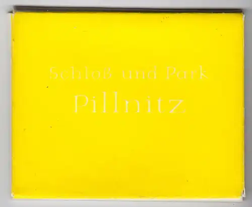 Mäppchen mit 12 kleinen Fotos, Pillnitz, Schloß und Park, Format: 9 x 6,8 cm