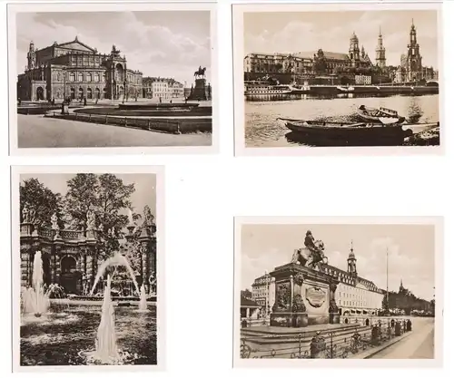 10 kleine Fotos, Das schöne Dresden, um 1938, Format: 9 x 6,5 cm