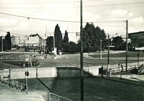 AK, Berlin Mitte, Sektorengrenze am Potsdamer Platz 1961, um 2010