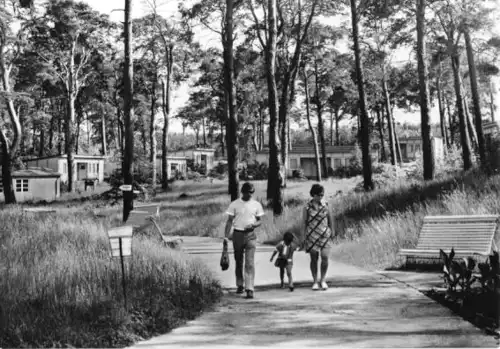 AK, Seebad Ahlbeck Usedom, FDGB-Urlauberdorf, 1976