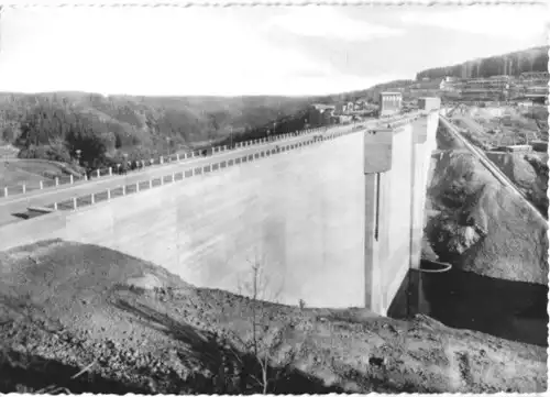 AK, Wendefurt im Harz, Rappbodetalsperre, Staumauer