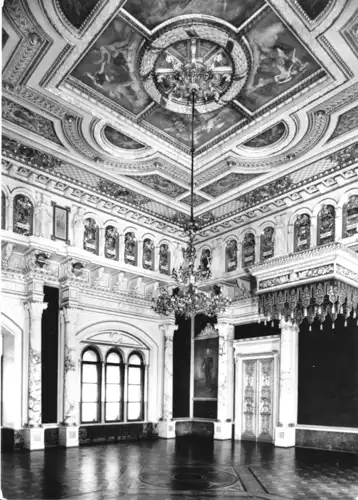 AK, Schwerin, Schloß, Thronsaal, 1978