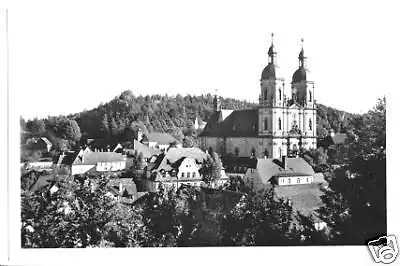 AK, Gößweinstein Fränk. Schweiz, Teilansicht m. Kirche