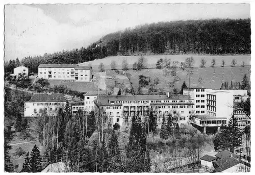 AK, Bad Mergentheim, Sanatorium "Taubertal", 1962
