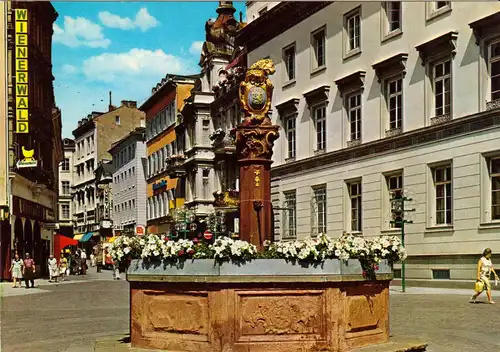 AK, Wiesbaden, Marktstr., belebt, 1979