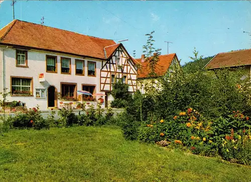 AK, Waldmichelbach Odw., OT Gadern, Gasthaus und Pension "Zur Erholung", 1977