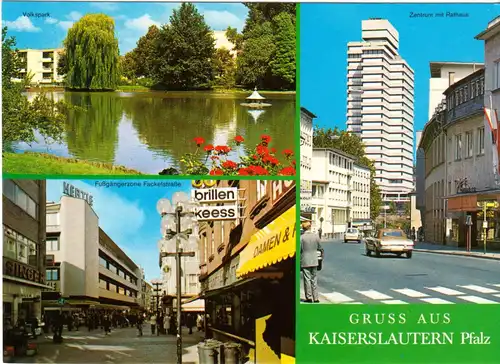 AK, Kaiserslautern, drei Abb., um 1985