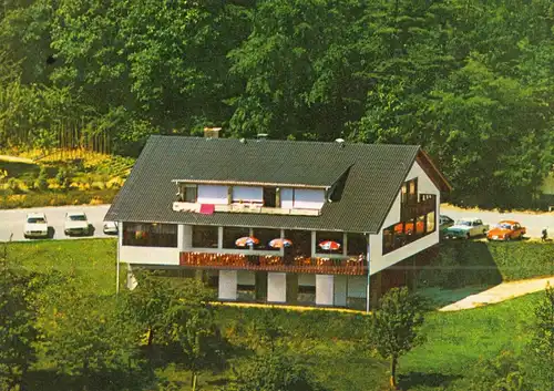 AK, Juhöhe über Heppenheim Bergstraße, Waldschenke Führ, 1981