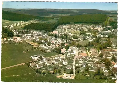 AK, Neuhaus im Solling, Luftbildteilansicht, 1970