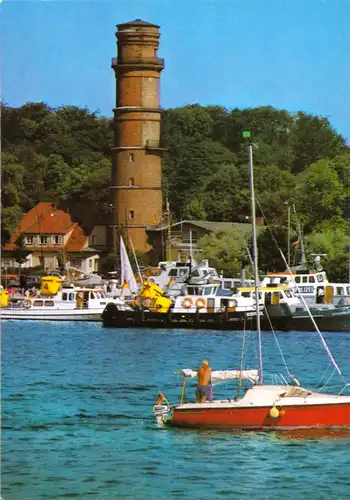 AK, Ostseeheilbad Travemünde, Blick zum "Alten Leuchtturm", um 1978