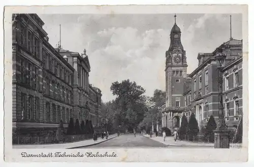 AK, Darmstadt, Technische Hochschule, 1943