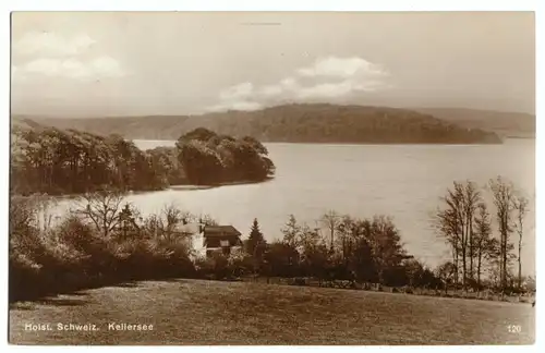 AK, Malente-Gremsmühlen, Holst. Schweiz, Partie am  Kellersee, 1927