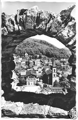 AK, Lindenfels Odw., Blick von der Burgmauer, 1955