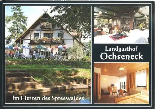 AK, Burg Spreewald, Landgasthof "Ochseneck", ca. 1998