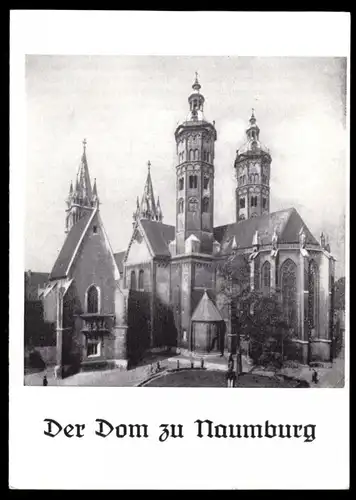 Naumburg, zwei Prospekte, - Der Dom zu Naumburg, Wenzelsturm, 1984 bzw. 1986