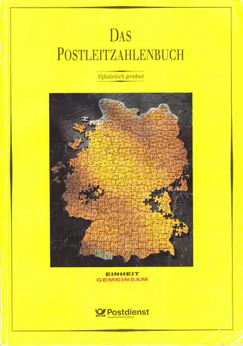 Das Postletzahlenbuch - alphabetisch geordnet, Große Ausgabe, 1993