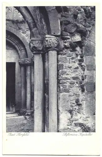 AK, Bad Hersfeld, Stiftsruine, Innenansicht, Version 4, um 1936