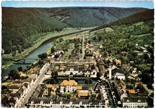 AK, Bad Karlshafen, Luftbildansicht, um 1963