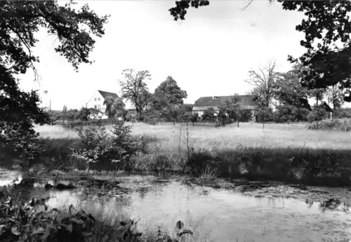 AK, Ochsensaal Kr. Oschatz, Am Mühlenteich, 1978